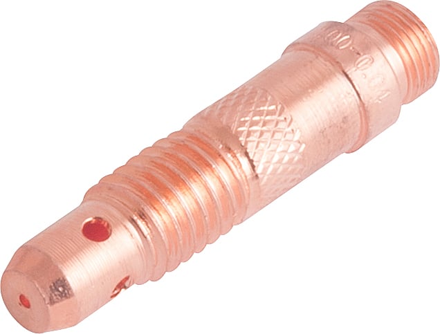 Porta-pinça de 1,0 mm x 47,0 mm, para tochas TIG