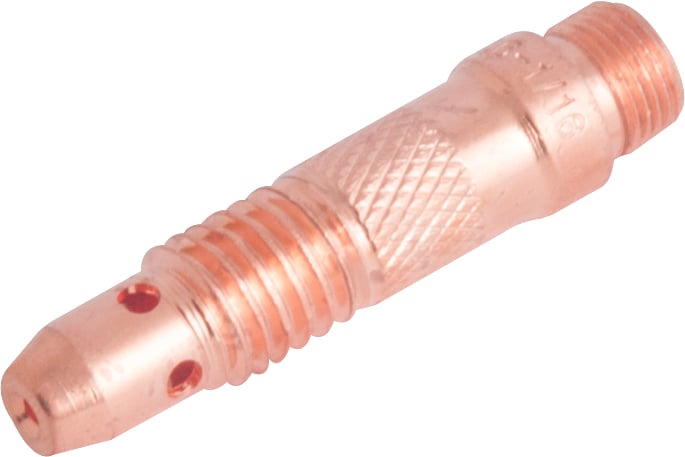 Porta-pinça de 1,6 mm x 47,0 mm, para tochas TIG