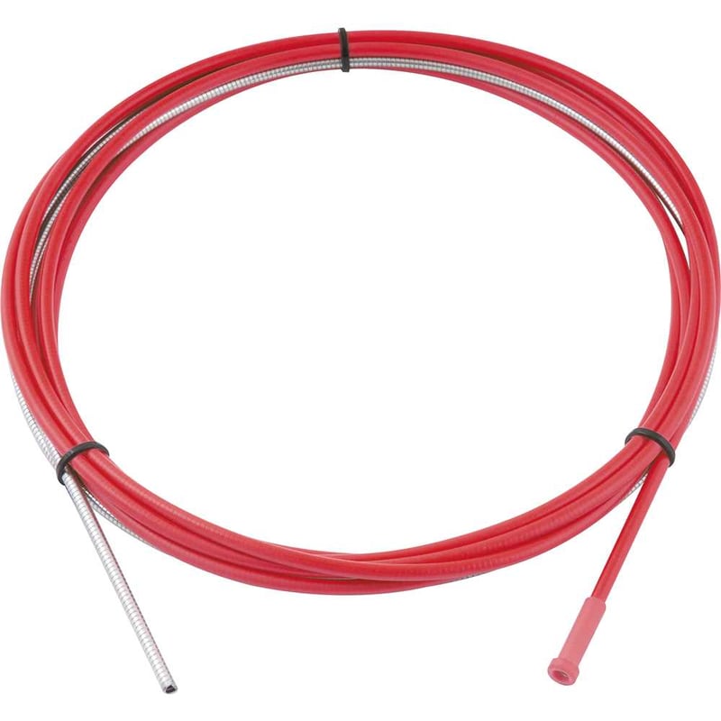 Guia espiral para arames de 0,8 mm a 1,2 mm, com 3,5 m, para tochas TMV 250/300 /400