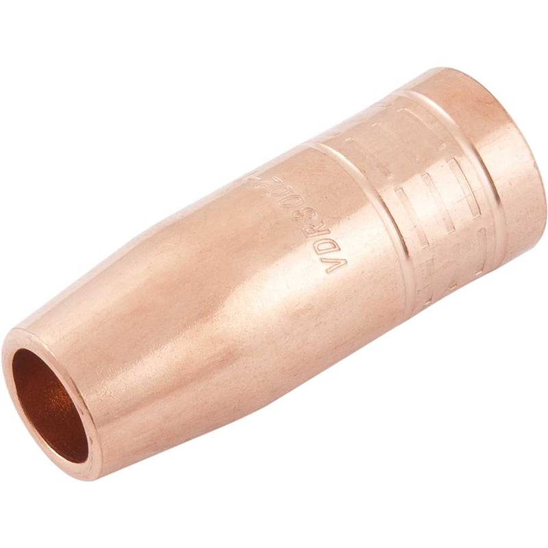 Bocal cônico para tocha MIG/MAG, 15 mm x 65 mm, para a tocha TMV 250/TMV 300