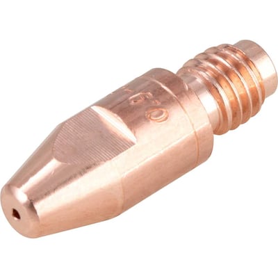 Bico de contato 0,9 mm x 30 mm, em cobre, cromo e zircônio, para Tocha TMV 250/300/400