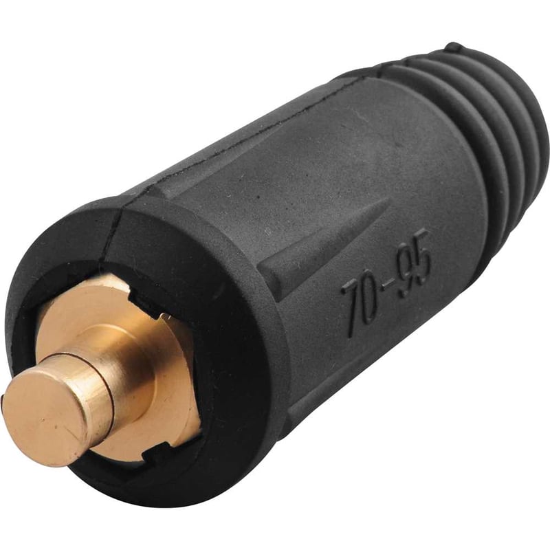 Conector baioneta macho 13,0 mm para cabo de solda