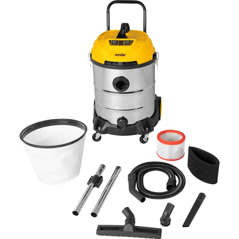 Aspirador de pó e líquidos, 2.400 W, 60 litros, 220 V~
