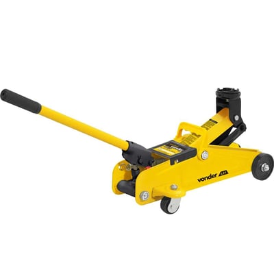 Macaco hidráulico portátil, tipo jacaré, 1,2 tonelada (1,2 tf), com maleta, VD 2
