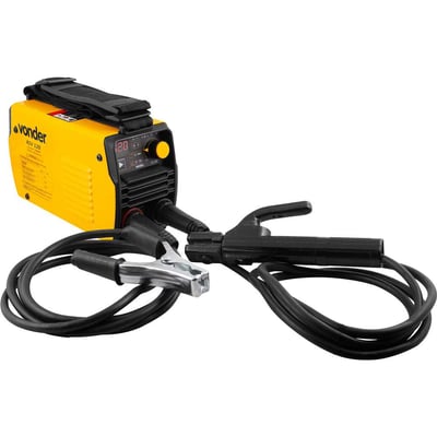 Inversor para solda com eletrodo e TIG, 120 A, RIV 120, com display digital e maleta plástica, 220 V~, monofásico