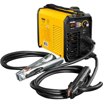 Inversor para solda com eletrodo e TIG, 120 A, RIV 122, com display digital, monofásico, 127 V~ - 220 V~ - Seleção automática