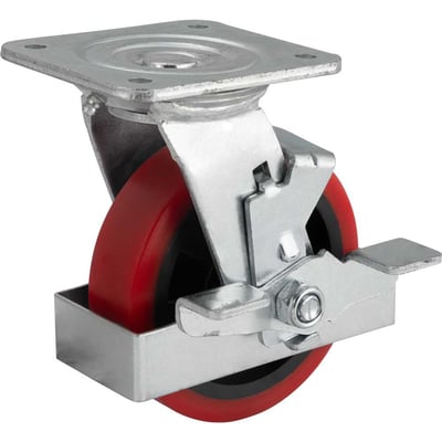 Rodízio giratório para mesa hidráulica pantográfica MPP 300 e MPP 500