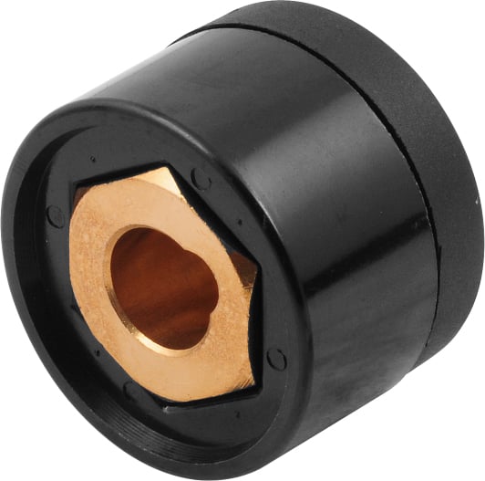 Conector rápido fêmea, 13 mm, para máquina de solda