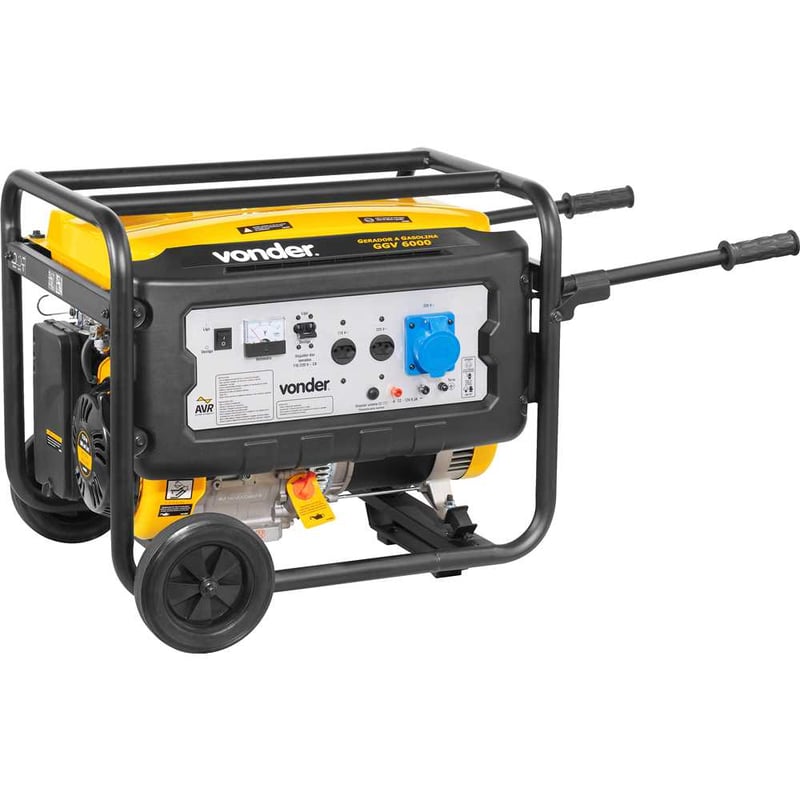 Gerador a gasolina 6.000 W, 110 V~/220 V~