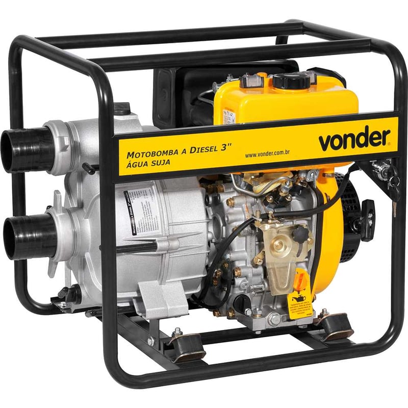 Motobomba a diesel 3", para água suja