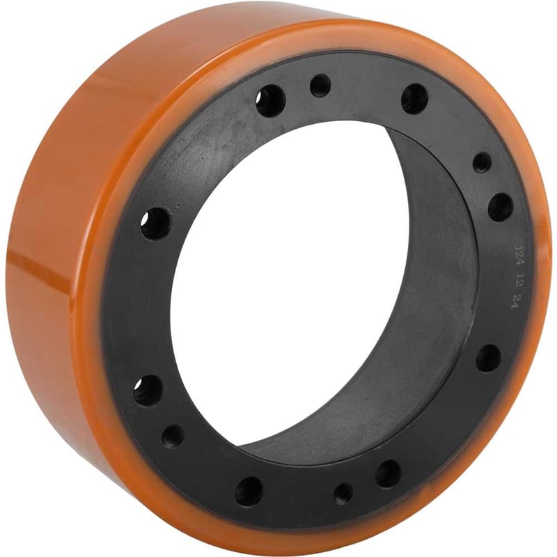 Roda dianteira, 210 mm x 75 mm, em poliuretano