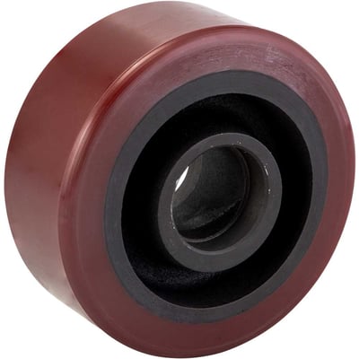 Roda dianteira, 150 mm x 62 mm, em poliuretano
