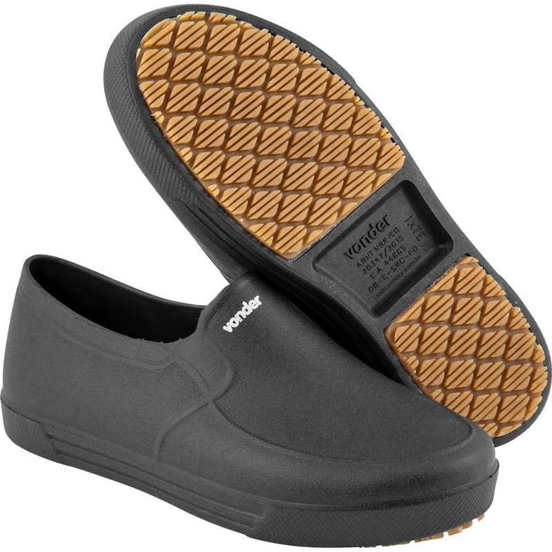 Sapato ocupacional classic, sem salto, preto, n° 41