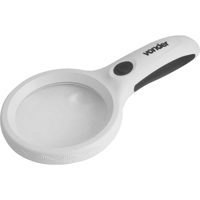 Lupa manual com LED