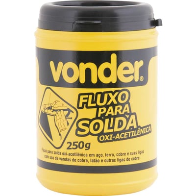 Fluxo para solda latão e bronze, com 250 g