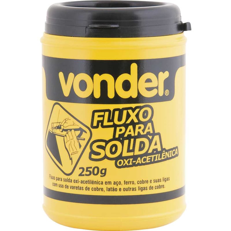 Fluxo para solda latão e bronze, com 250 g