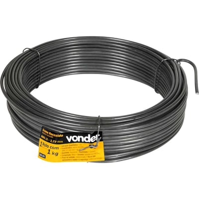 Arame recozido BWG 12, rolo com 1,0 kg