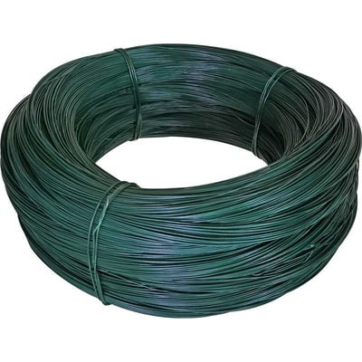 Arame revestido com PVC, verde, BWG 18, 50 kg