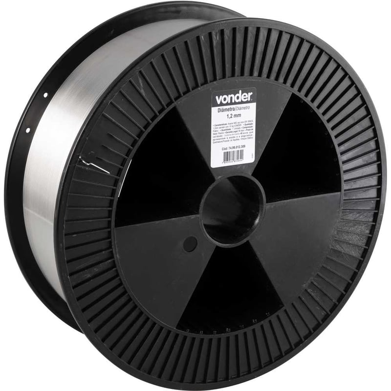 Arame MIG aço inox 309LSi, 1,2 mm, carretel com 15 kg