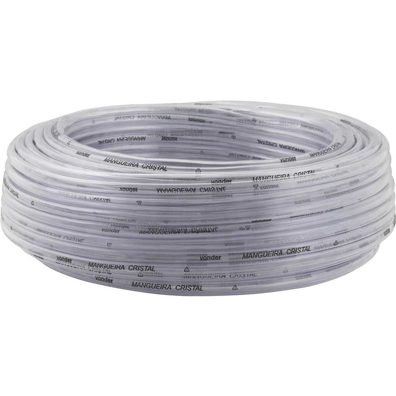 Mangueira cristal 5/16" x 0,8 mm, rolo 50 m
