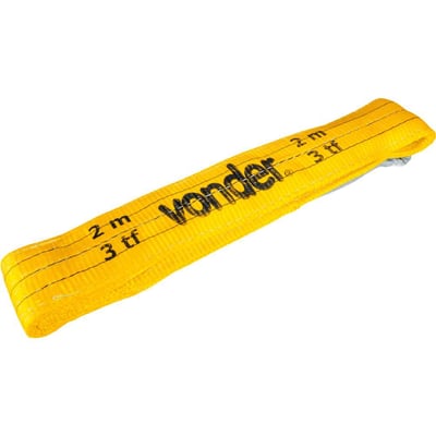 Cinta para elevação de cargas 7:1, 2,0 m, 3,0 tf, amarela, CE 320