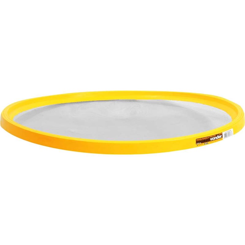 Peneira para fubá e cal, de aro plástico, 55 cm, PPV 1655