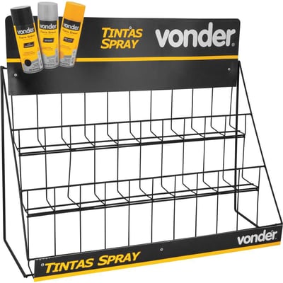 Expositor para tinta spray
