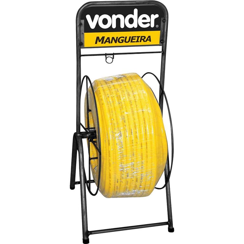 Expositor para mangueiras para jardim em rolo