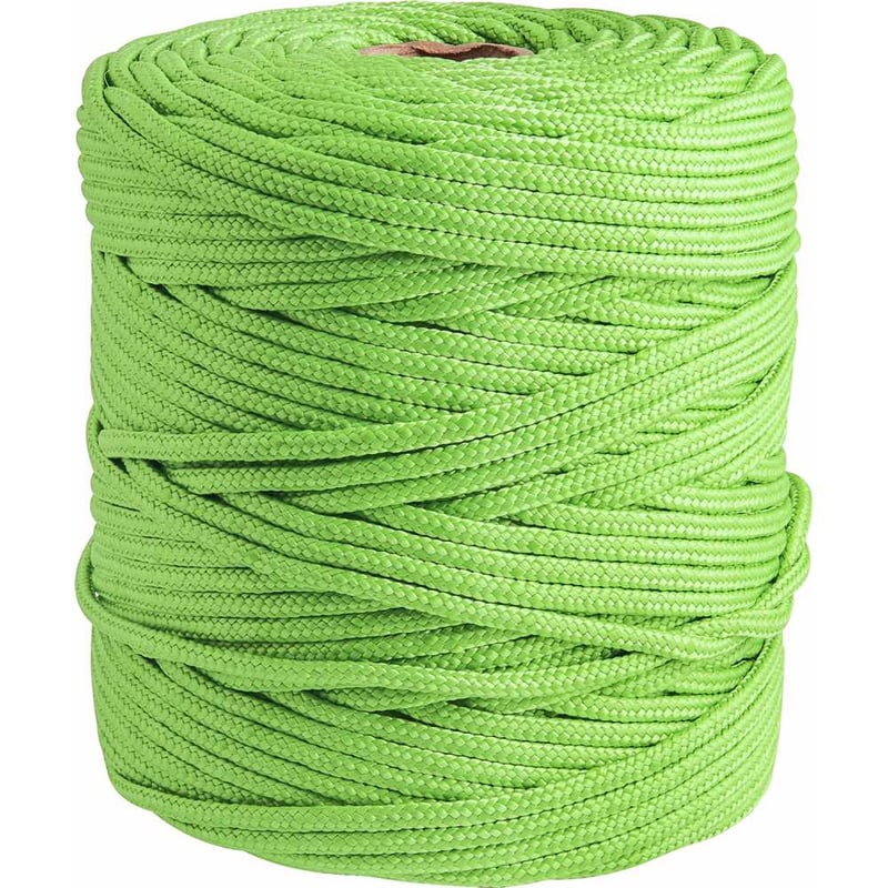 Corda caminhoneiro trançada, 6 mm x 180 m, verde