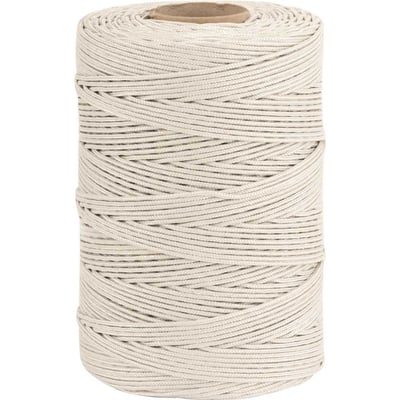 Corda multifilamento trançada, 3 mm x 603 m, branca