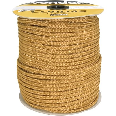 Corda caminhoneiro trançada, 8 mm x 228 m, ouro