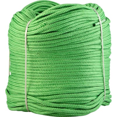 Corda caminhoneiro trançada, 8 mm x 228 m, verde