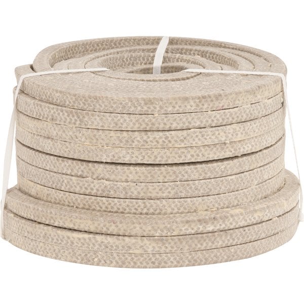 Gaxeta de algodão, quadrada, ensebada, 3/8"