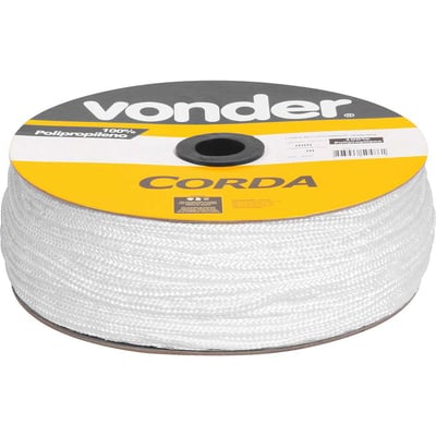 Corda multifilamento trançada 5,0 mm x 250 m, em carretel