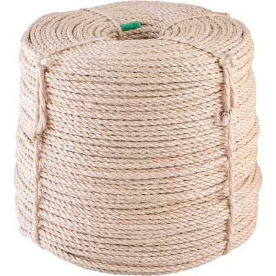 Corda de sisal 5 mm x 440 m, 3 pernas