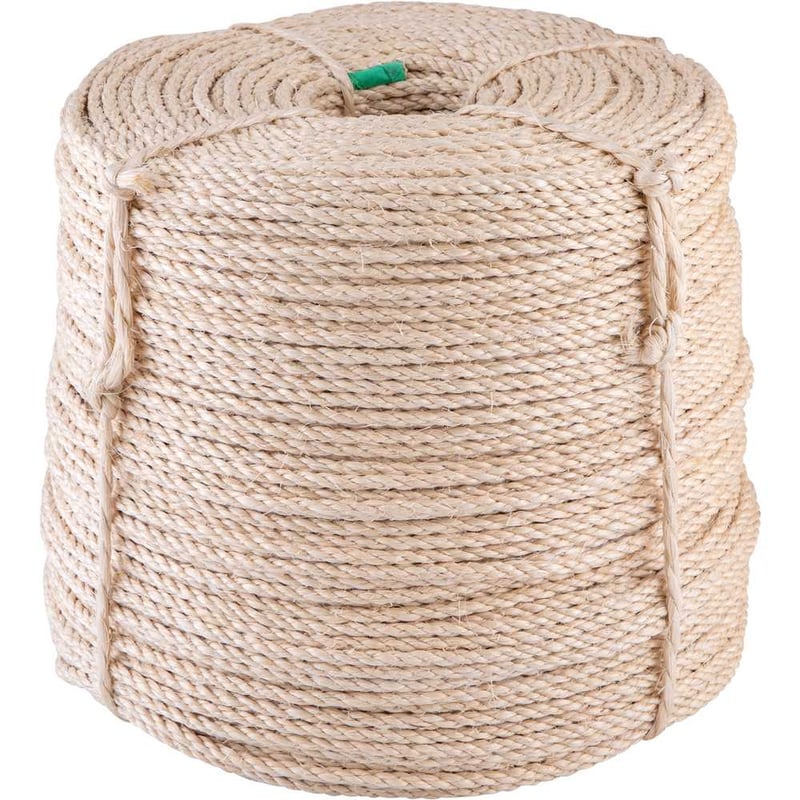 Corda de sisal 5 mm x 440 m, 3 pernas