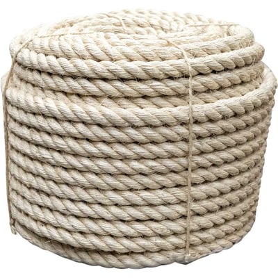 Corda de sisal 36 mm x 100 m, 3 pernas