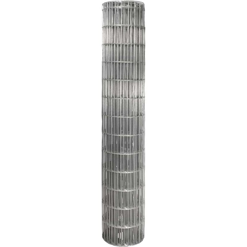 Tela alambrado, malha 10 cm x 5 cm, fio 1,9 mm, com 2,0 m x 25 m (altura x comprimento)