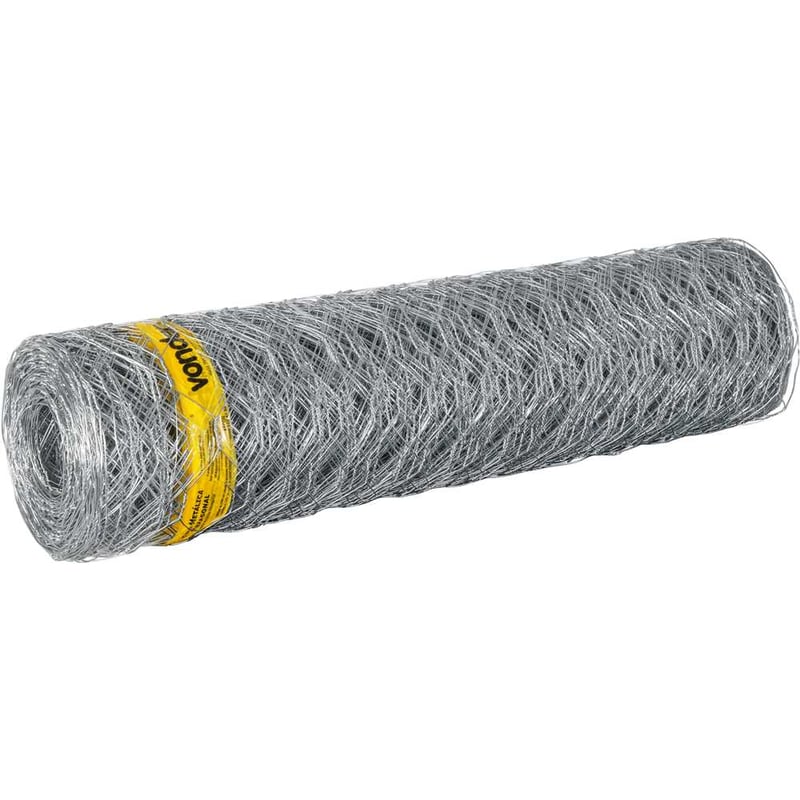 Tela metálica hexagonal, mangueirão, malha 3", 16 BWG x 1 m, com 50 m