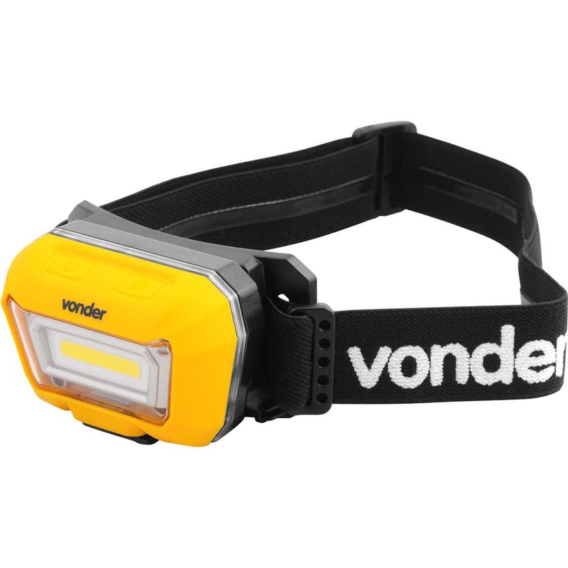Lanterna de LED para cabeça, recarregável, LED COB