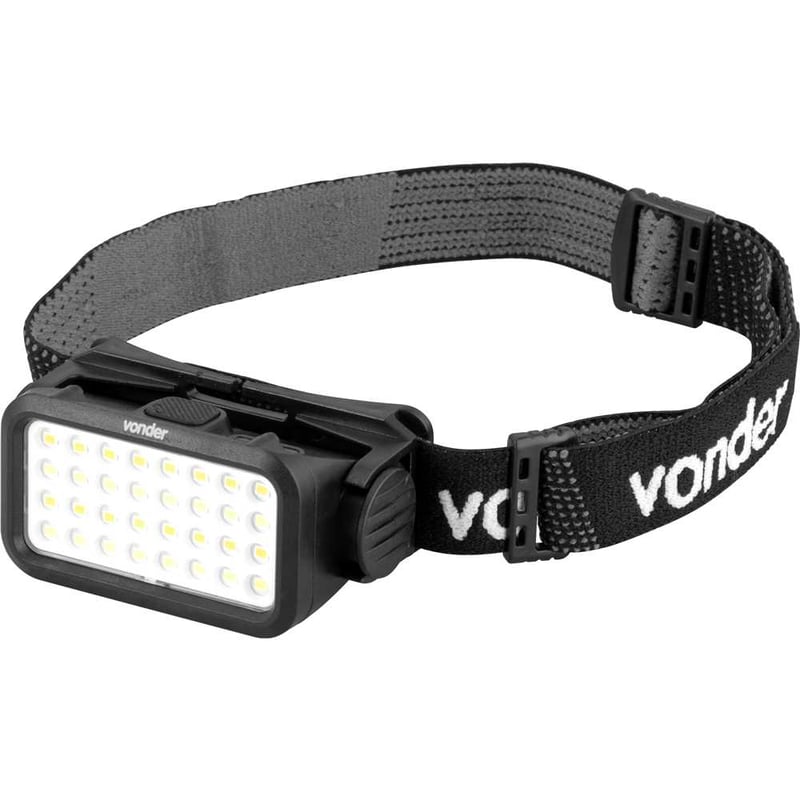 Lanterna de LED para cabeça, recarregável