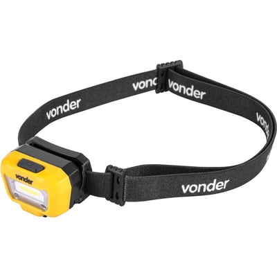 Lanterna de LED para cabeça, recarregável, LED COB