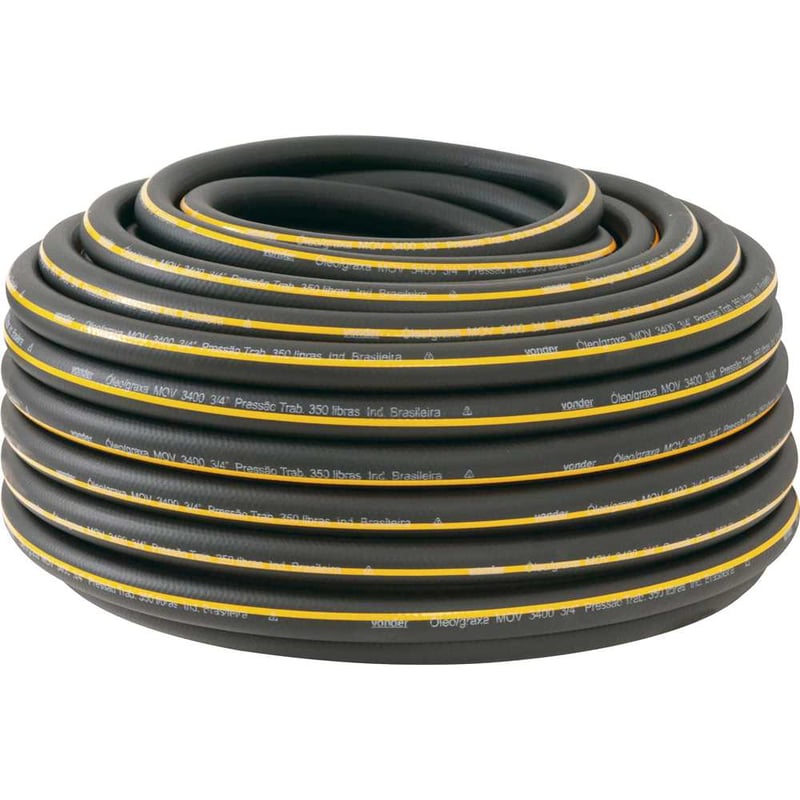 Mangueira para óleo e graxa, 3/4" - 19,1 mm, PT 350 lbf/pol², PVC