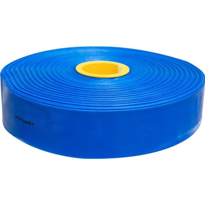 Mangueira chata de PVC, 2", azul