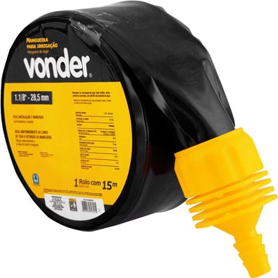 Mangueira para irrigação kit jardim, 15 metros
