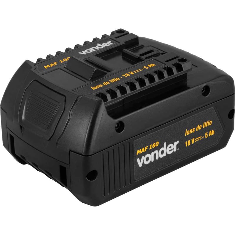 Bateria íons de lítio, 18 V, 5 Ah, para Máquina para Arquear Fita MAF 160 e MAF 190