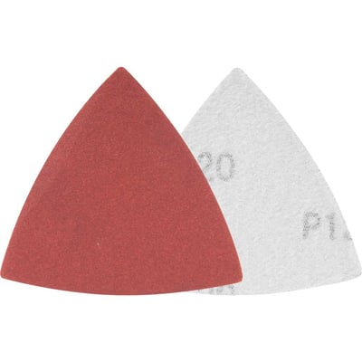 Lixa triangular com costado em pluma, grão 120, para lixadeira multifunção MEV 330